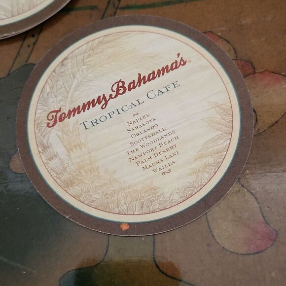 Tommy Bahama Bar Drink Coasters Lot of 8 - Picture 5 of 5